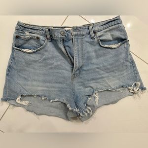 Abercrombie Curve Love High Rise Mom Shorts